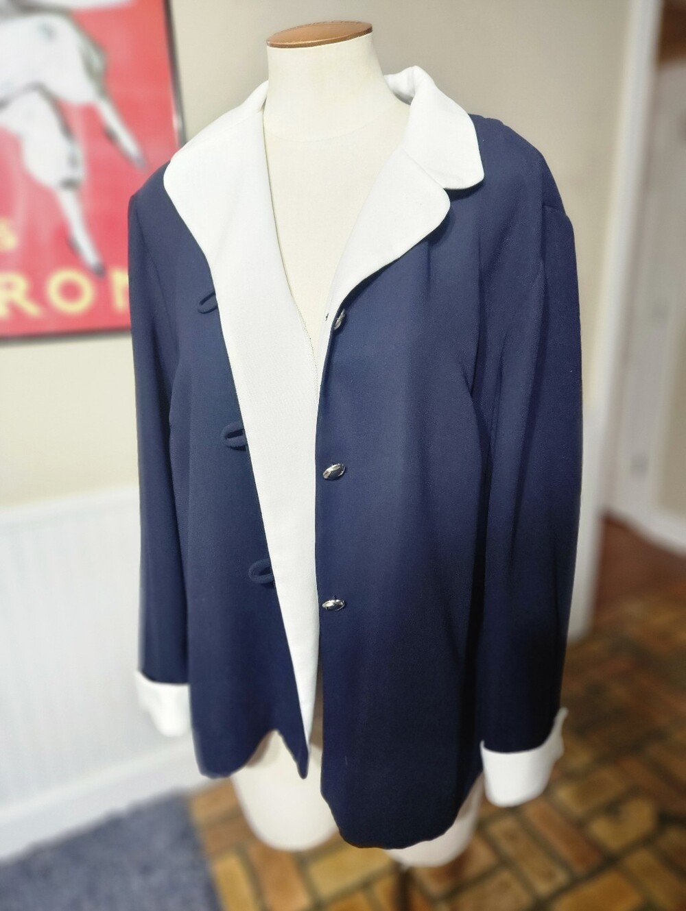 Leslie Fay Blue Office Jacket 20WP